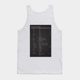 Fourier Transform Tank Top